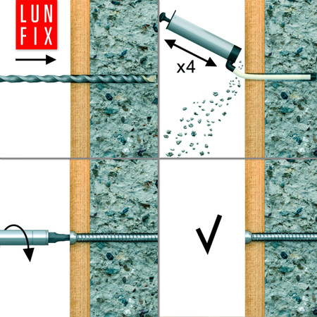 Rahmenschraube 7,5x112 mm Fensterrahmenschrauben Senkkopf 100 Stück