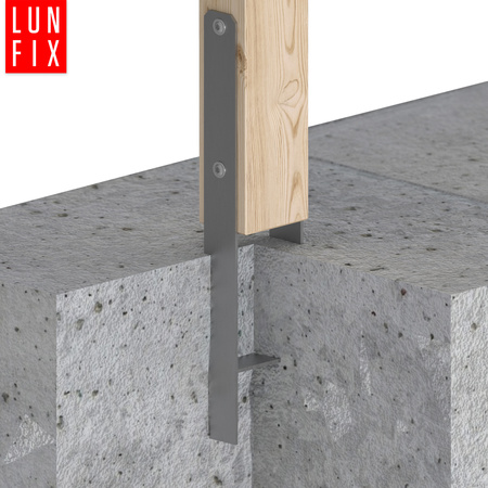 H-Pfostenträger zum Einbetonieren 70x600x6mm