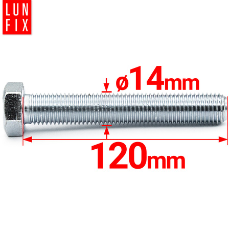 Sechskantschrauben M14x120 DIN 933 1 kg (ca.6 Stk.)
