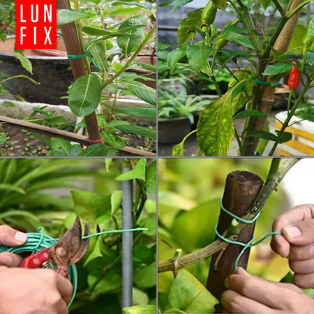 Gartendraht grün Ø2,6mm 100m Stahl verzinkt PVC