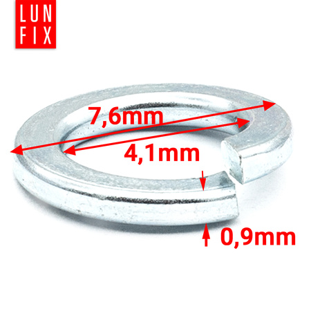 Federringe M04 DIN 127 1 Kg