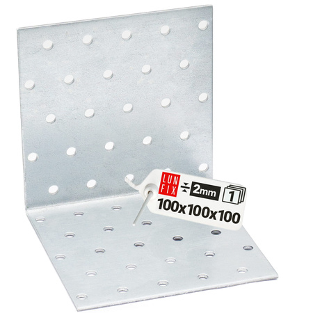 Winkelverbinder 100x100x100x2 1 Stück