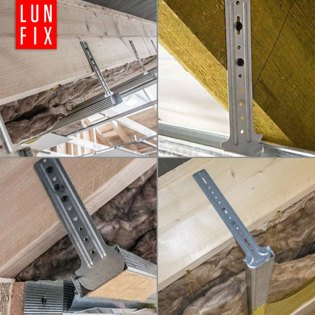 100 x 270 mm Ankerhänger für Trockenbau Für CD-Profile 60/27