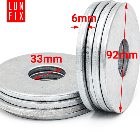 groß Unterlegscheiben M30 - DIN 9021 1kg