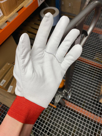 Gefütterte Montagehandschuhe Leder Größe, 8 M