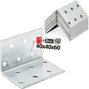 Winkelverbinder 40x40x60x2 10 Stück