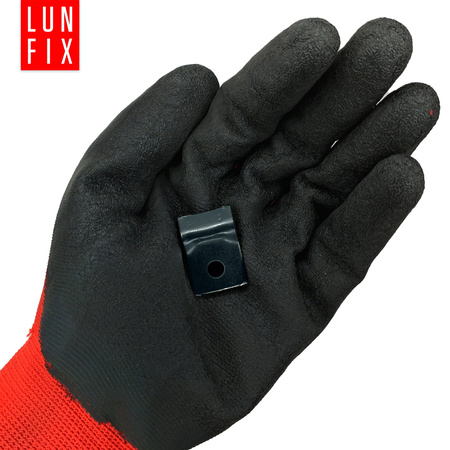 Spanndrahthalter inkl. Selbstschneidender Schrauben Graphit 100 Stück