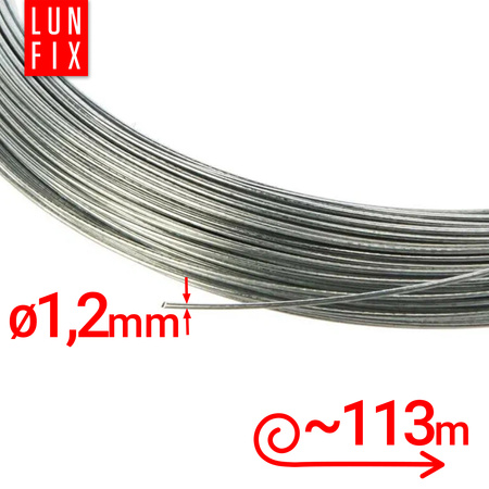 Bindedraht verzinkt Rödeldraht 530m Ø1,2mm 5kg