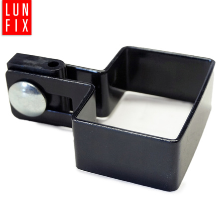 Endschelle Vierkant für 40x60 mm Pfosten Graphit