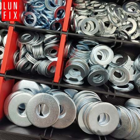 750 stück Sortiment Satz Unterlegscheiben M4-M10 DIN 127 125 9021