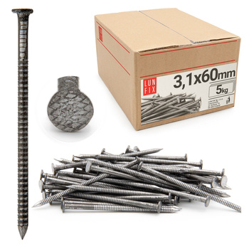 Rillennagel 3,1x60 5kg Unverzinkter