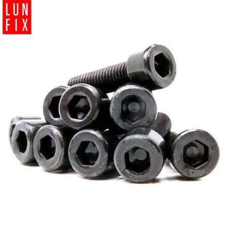 Zylinderkopfschrauben mit Innensechskant M4 25mm Shwarz Verzinkt DIN 912 Festigkeitsklasse 8.8 1 kg.