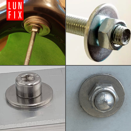 groß Unterlegscheiben M6 - DIN 9021 1kg