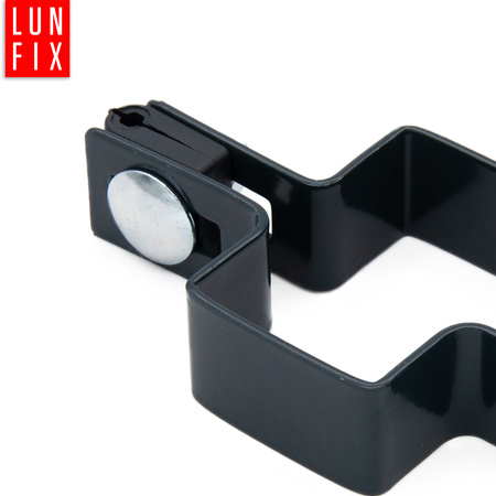 Mittelschelle Vierkant für 40x60 mm Pfosten Anthrazit