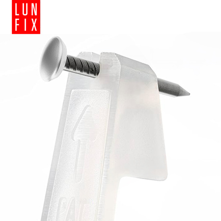 Bildernägel schwarz mit silberfarbenem Dekokopf  2x20 Betonnägel 30 Stück