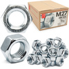Sechskantmutter M27 - 5 Kg (ca.34 Stk.) Festigkeit 8 Verzinkter Stahl, Regelgewinde DIN 934