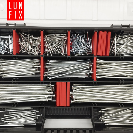 340 stück Sortiment Satz Stahlnägel Verzinkt