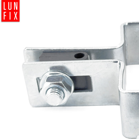 Endschelle Vierkant für 40x60 mm Pfosten Verzinkt