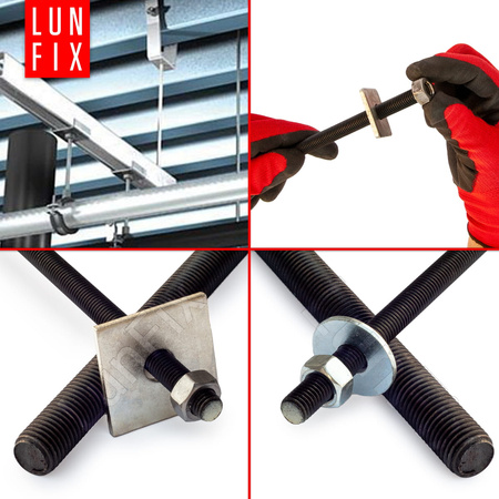 Gewindestange M8 x 1000 mm, 1 Stück | Festigkeitsklasse 10.9 | DIN 975