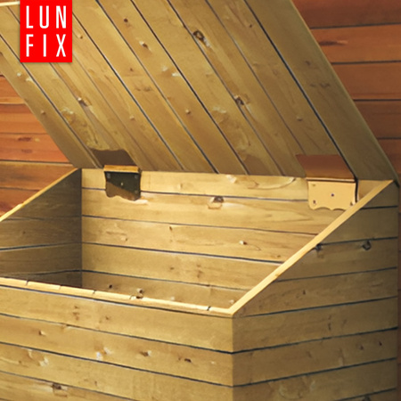 Scharnier Verzinkt Gelb Dekorativ Klappbar Türscharnier 80x63x1,5mm