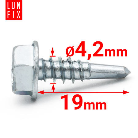 Bohrschrauben 4,2x19 1000stk.