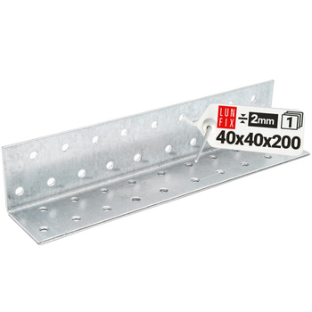 Winkelverbinder 40x40x200x2 1 Stück