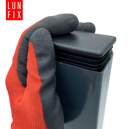 Lamellenstopfen für 60x60 mm Pfosten 10 Stück