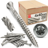 Terassenschrauben Edelstahl 4x40 mm 200 Stück