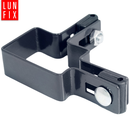 Eckschelle für 40x60 mm Pfosten Graphit