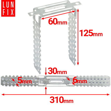 60/125 mm Direktabhänger für Trockenbau Für CD-Profile 60/27