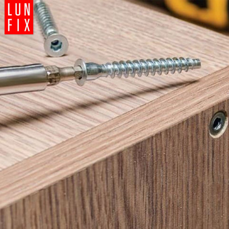 Confirmat Schrauben 7 x 50 mm 100 Stück