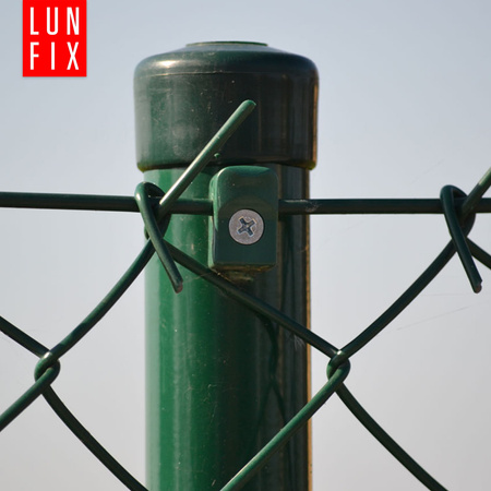 Spanndrahthalter mit Selbstscheidender Schraube 4mm Grün 100 Stück