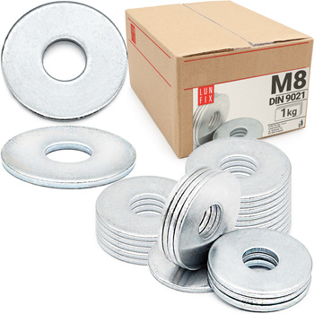groß Unterlegscheiben M8 - DIN 9021 1kg