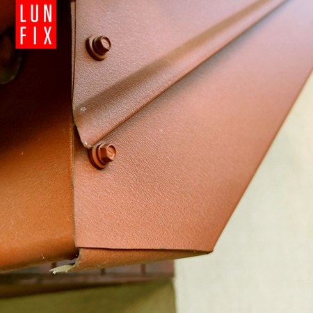 Trapezblechschrauben 4,8 x 55 mm 250 Stück Ziegelrot RAL 8004