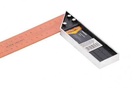 Kątownik stolarski 350 mm budowlany metalowy z podziałką