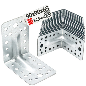 Schwerlast Winkelverbinder 90x90x65x2,5 mm 10 Stück