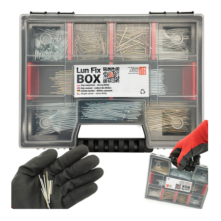 500 stück Sortiment Satz Sockelleisten Nägel Silber+Golden