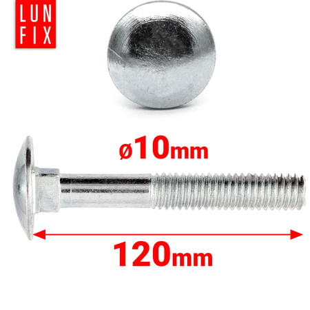Schlossschrauben M10x120 1 kg (13 Stück)