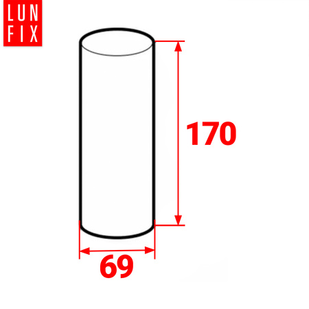 Einschlaghilfe für Einschlagbodenhülsen 170x69 mm 1stk