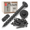 Shwarz spanplattenschrauben 3,5x25 500stk.