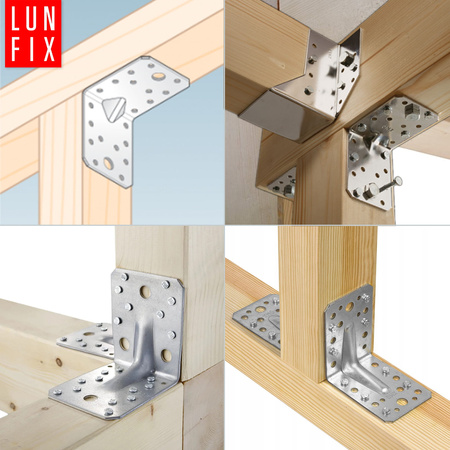 20 Stück Schwerlast Winkelverbinder 70x70x55