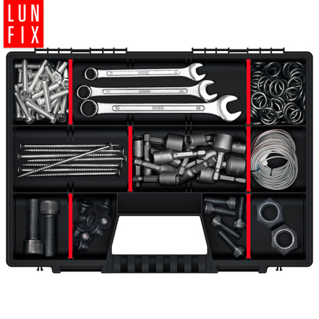 Sortimentskasten Anzahl Faecher: 10