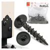Pfostenschrauben Shwarz 8 x 40mm 50 Stück T40