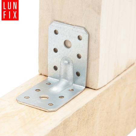 10er Set Schwerlast Winkelverbinder 60x60x45