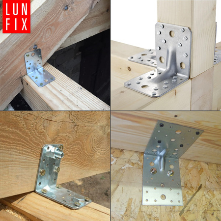 Winkelverbinder Lochplattenwinkel 90x90x65x2