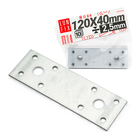 Flachverbinder 120x40x2,5mm 10er Set
