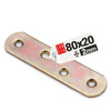 Möbel Flachverbinder 80x20x2mm