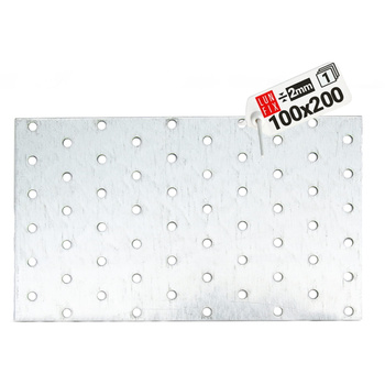 Flachverbinder 200x100x2mm Lochplatte 1 Stk