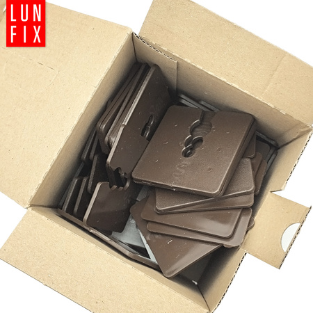 Distanzklötze Unterleger Abstandshalter 2mm 50x50mm 50stk