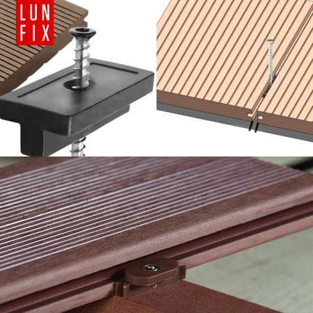 Terrassenverbinder 100 Stück inkl. Schrauben